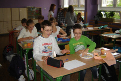 Klasa VI a - owocowe naleśniki - projekt