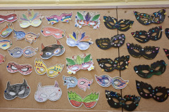 Maski karnawałowe kl. I, II styczeń 2026 r.