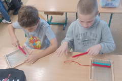 Warsztaty tkania na krośnie 9.10.2025 r.